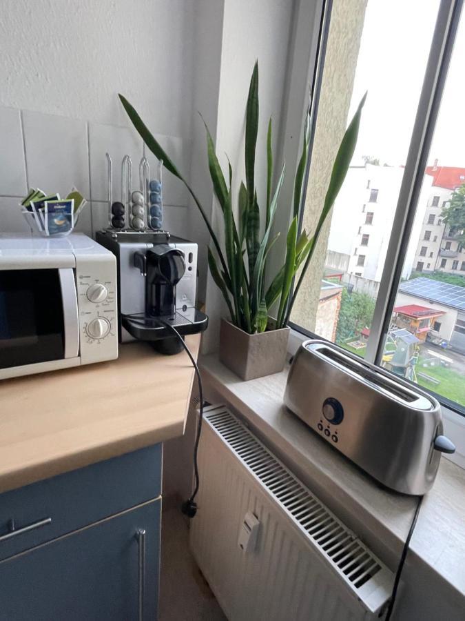 Ferienwohnung In Der Naehe Leipziger Zentrum Exterior foto